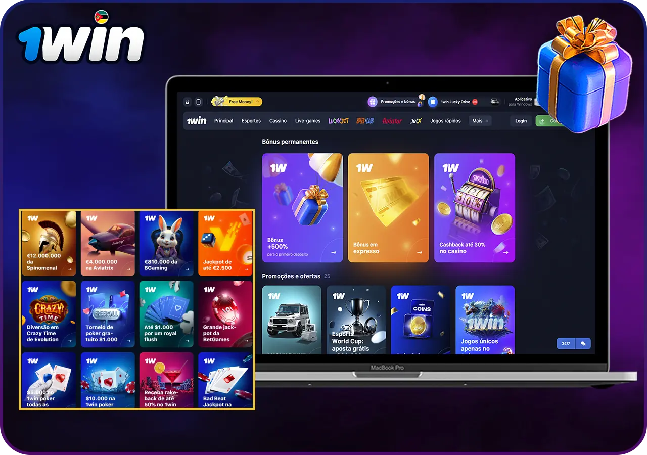 Informações sobre Bónus adicionais 1win