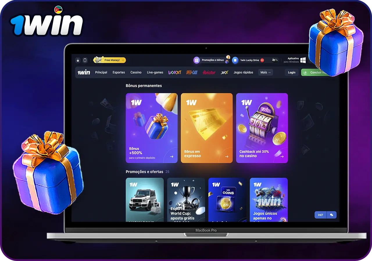 Informações sobre o programa de bónus 1win